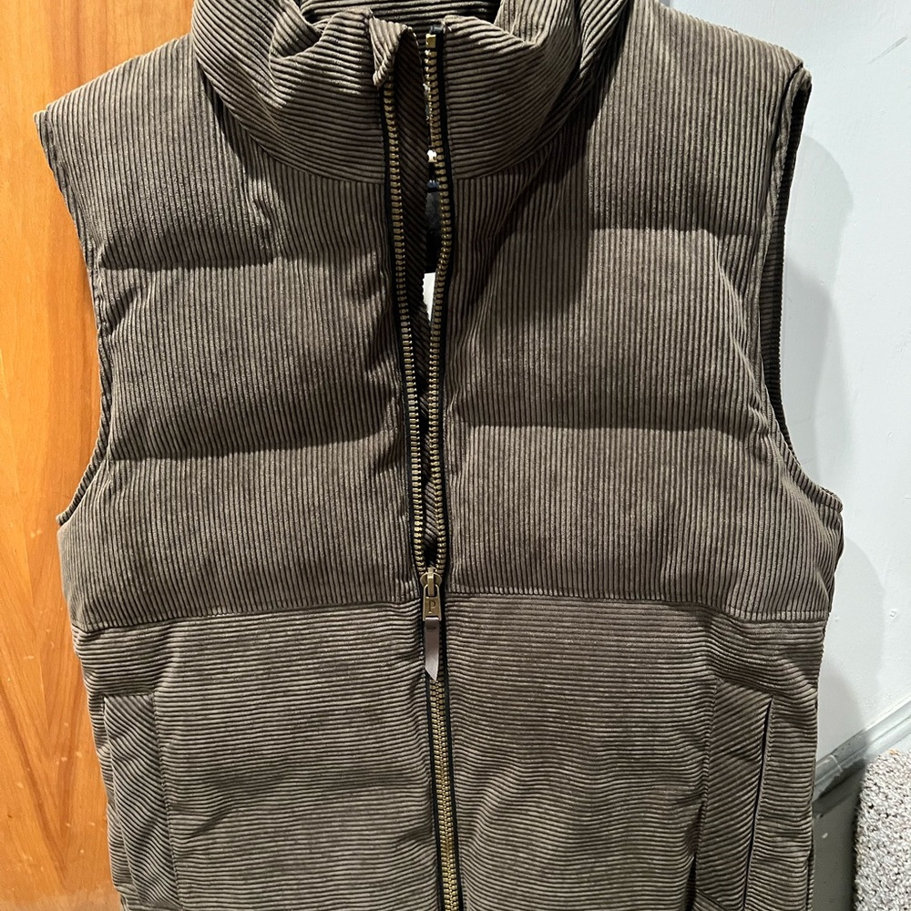 Pendleton Corduroy TPU Vest Breen Full Zip Size M NWT - Picture 6 of 7